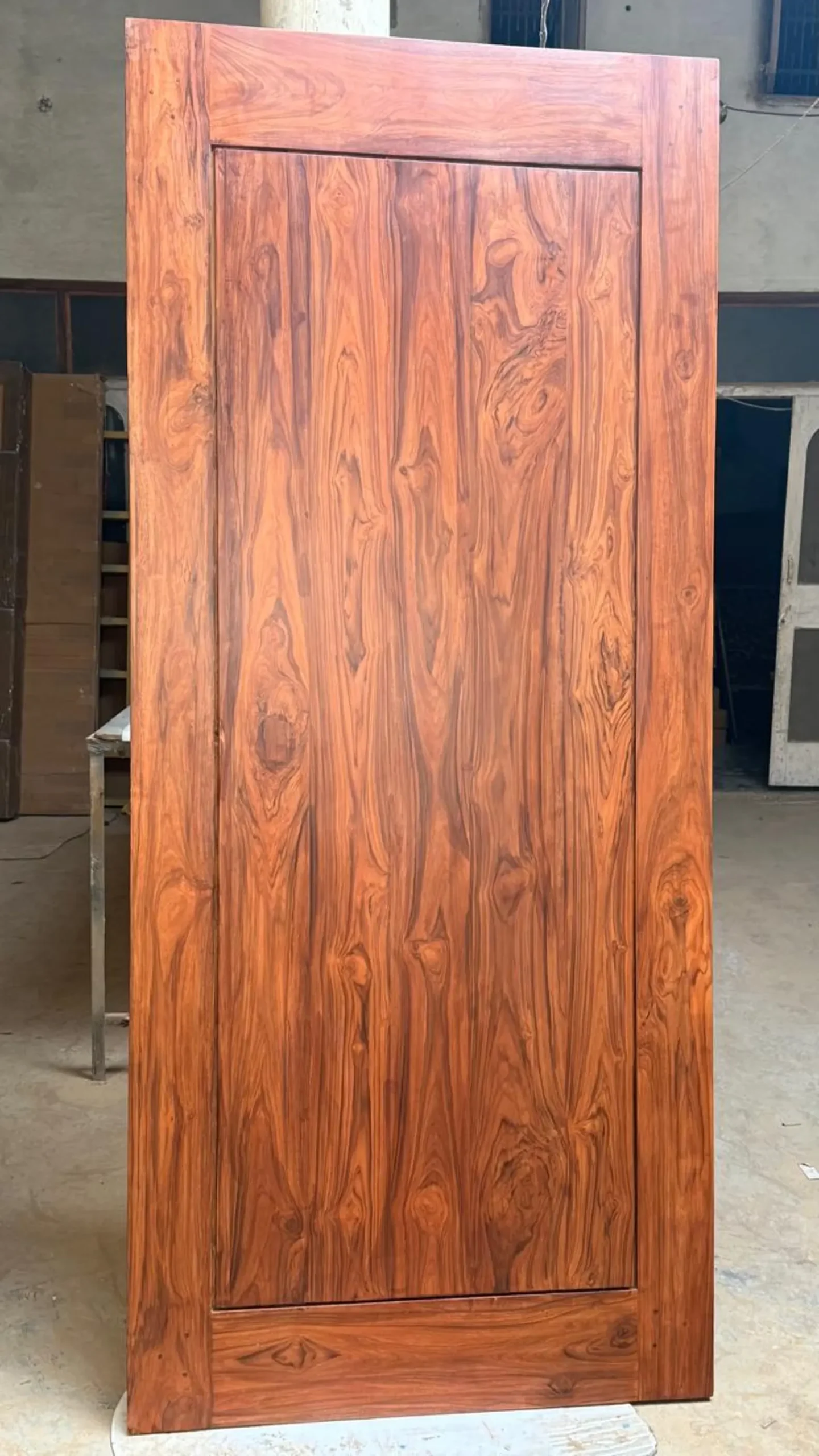 Hand-Carved Teak Wood Entrance Door Sagwan MKH KRAFTS - Elegant Design Customization Available - Image 2
