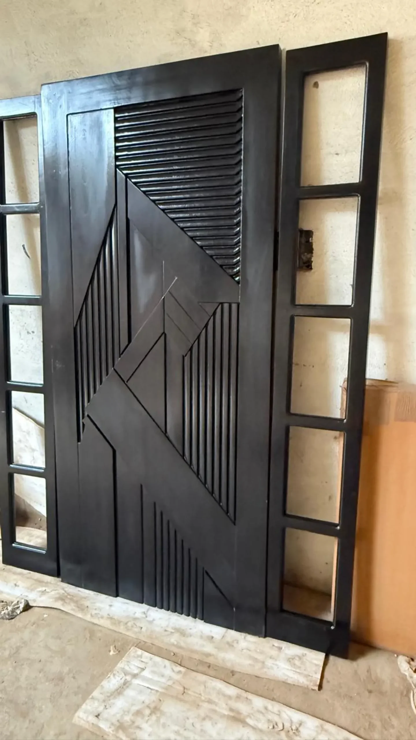 Hand-Carved Teak Wood Entrance Door Sagwan MKH KRAFTS - Elegant Design Customization Available - Image 3