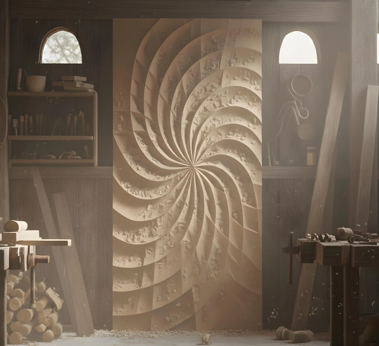 Hand-Carved Teak Wood Entrance Door - Sagwan MKH KRAFTS - Elegant Design - Image 5