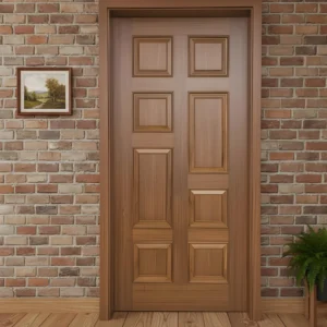 Hand-Carved Teak Wood Entrance Door - Sagwan MKH KRAFTS - Elegant Design