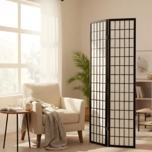 Handcrafted Wooden Room Divider Partition Separator Customized Color, Panel, Size Privacy Screen